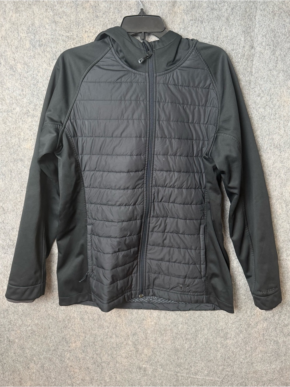Under Armour Black Quilted Performance Hoodie Jacket